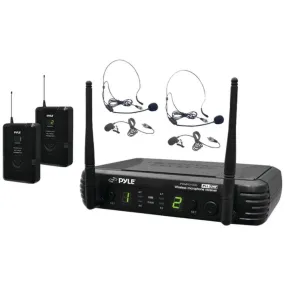 Pyle Pro PDWM3400 Premier Series Professional UHF Wireless Microphone System