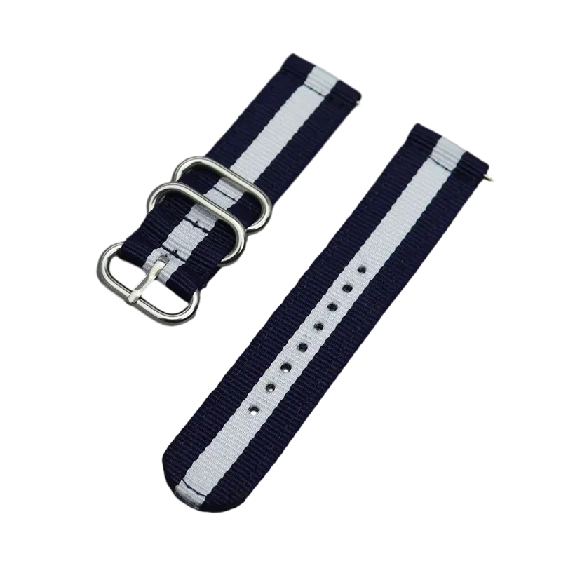 Rainbow Samsung Watch Band 18mm 24mm 22mm 20mm Woven Nylon Watch Sport Strap Band For Samsung Galaxy 4 5 6 Gear S3 Classic Active 2 for Amazfit Fabric band