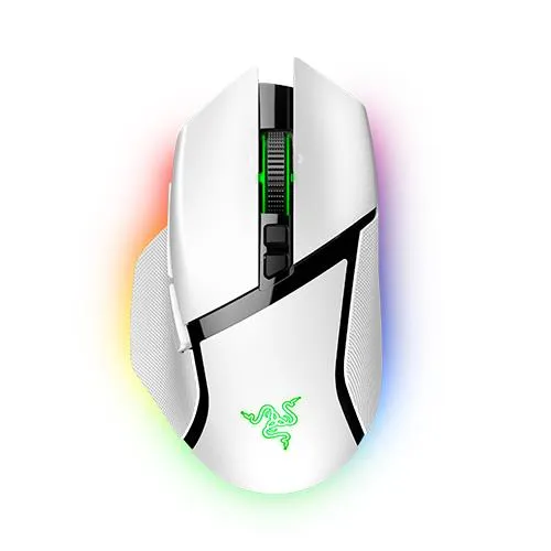 Razer Basilisk V3 Pro Ergonomic Wireless Gaming Mouse (White Edition)