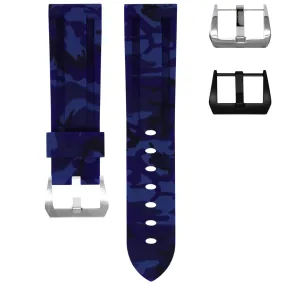 RUBBER STRAP FOR BREITLING COLT - OCEAN CAMO