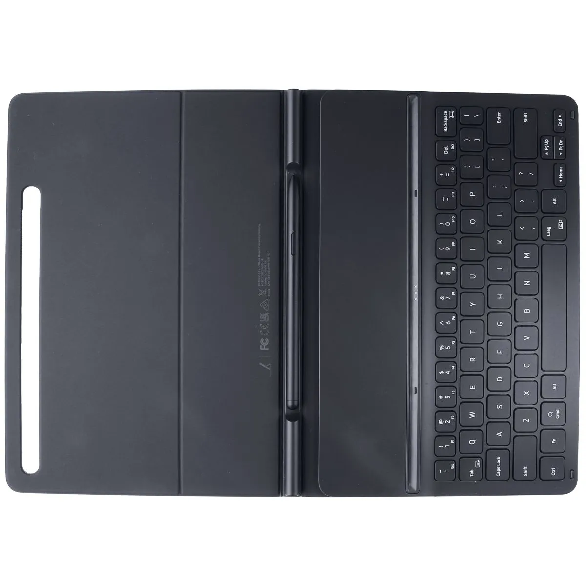 SAMSUNG Book Cover Keyboard Slim for Samsung Galaxy Tab S8/Tab S7 - Mystic Black