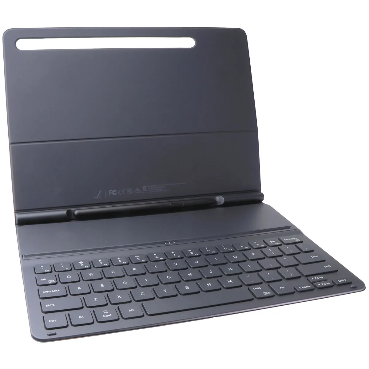 SAMSUNG Book Cover Keyboard Slim for Samsung Galaxy Tab S8/Tab S7 - Mystic Black