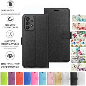 Samsung Galaxy A73 5G Flip Folio Book Wallet Case