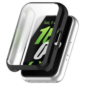 Samsung Galaxy Fit3 Plastik Cover m. Indbygget Skærmbeskytter - Sort