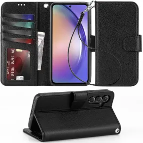 Samsung Galaxy S24 Plus 5G Wallet Case Flip Cover Kickstand Wristlet Strap