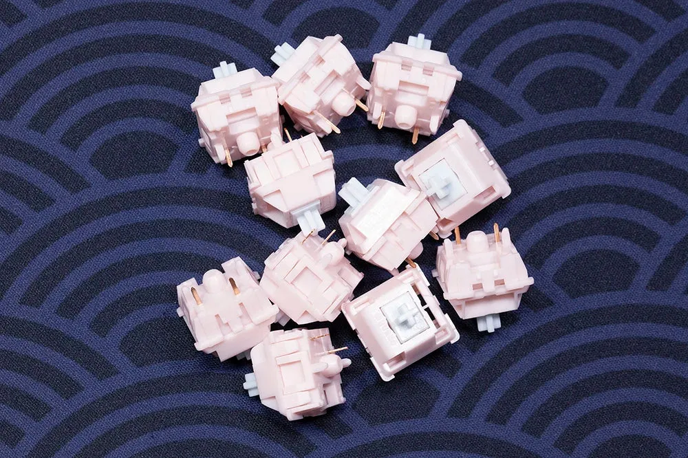 Sarokeys Berry Latte Switch Linear Switch 35g 43g MX switch for Mechanical Keyboard Factory Lubed POK PA66 POM Long Spring