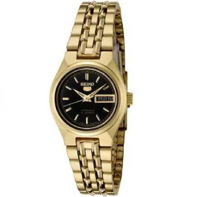 SEIKO SYMA06K1 Automatic Gold Plated Stainless Steel Watch for Women