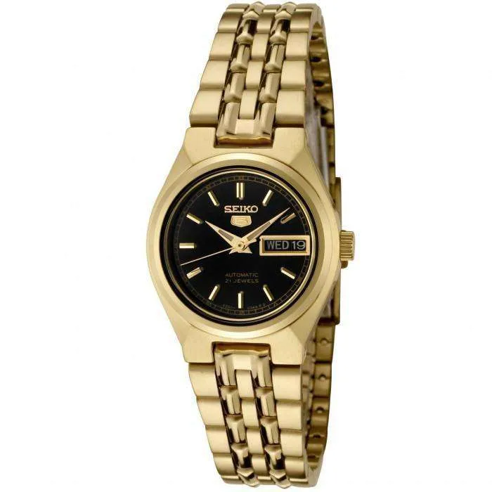 SEIKO SYMA06K1 Automatic Gold Plated Stainless Steel Watch for Women