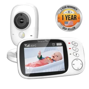 Serenelife Wireless Video Baby Monitor 3.2" Display