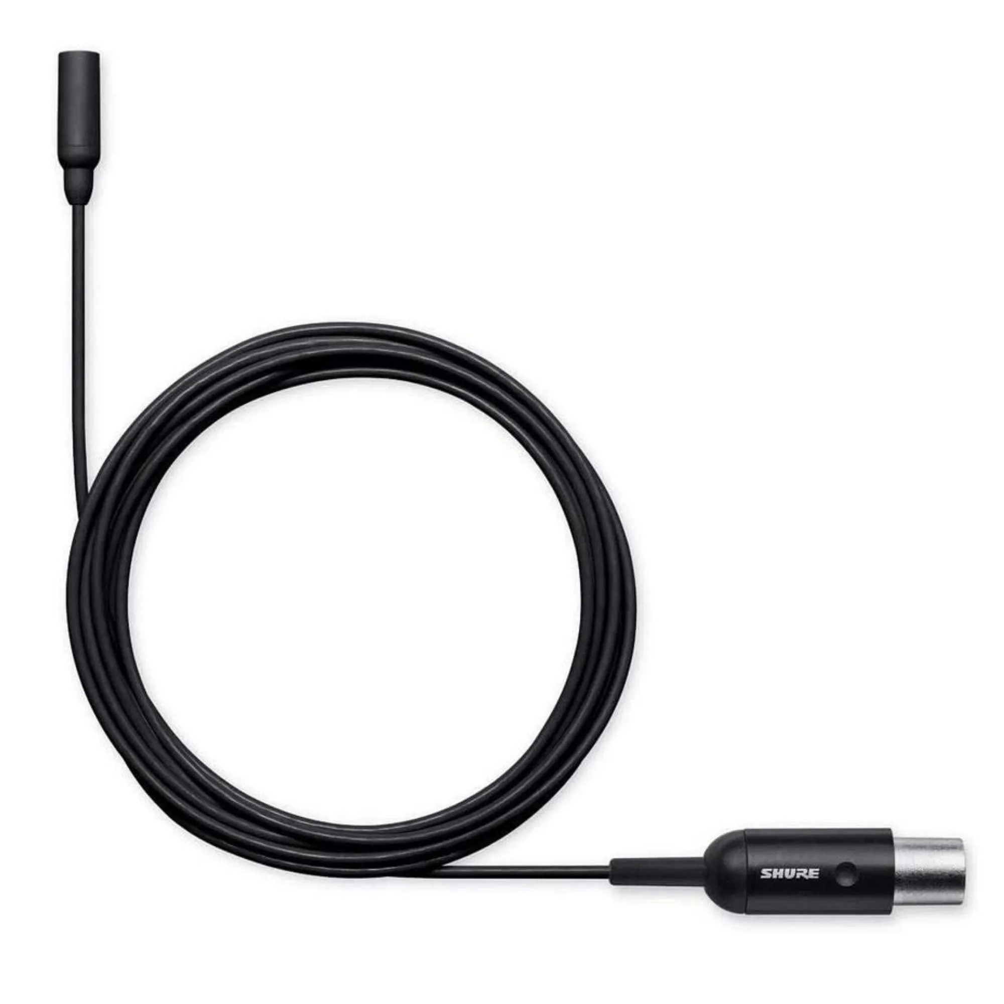 Shure TwinPlex TL48 Subminiature Lavalier Microphone, Omnidirectional, Black, MTQG Connector with Accessories