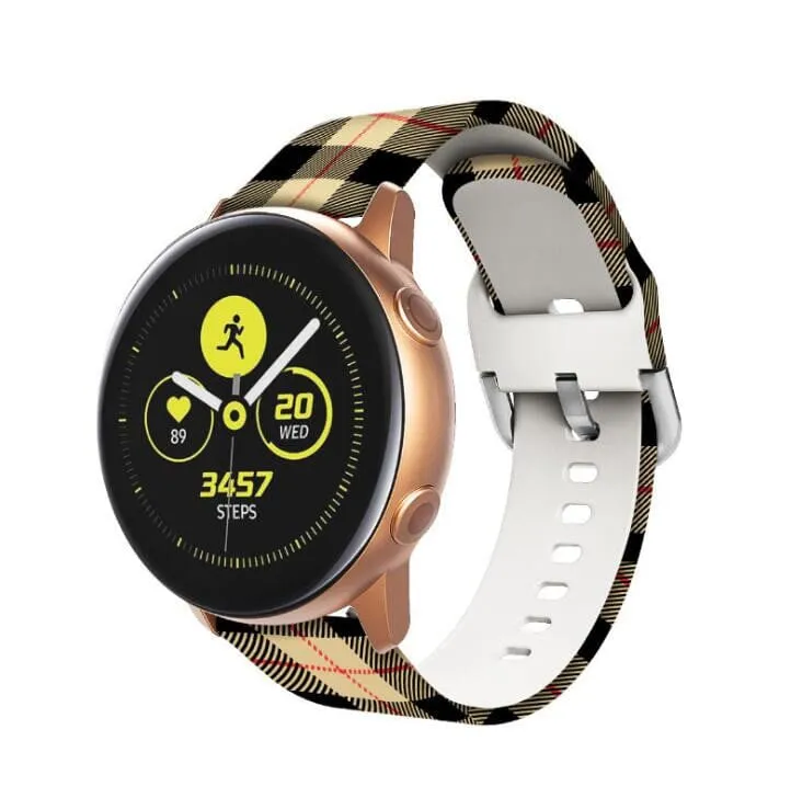 Silicone Pattern Watch Straps compatible with the Garmin Approach S12