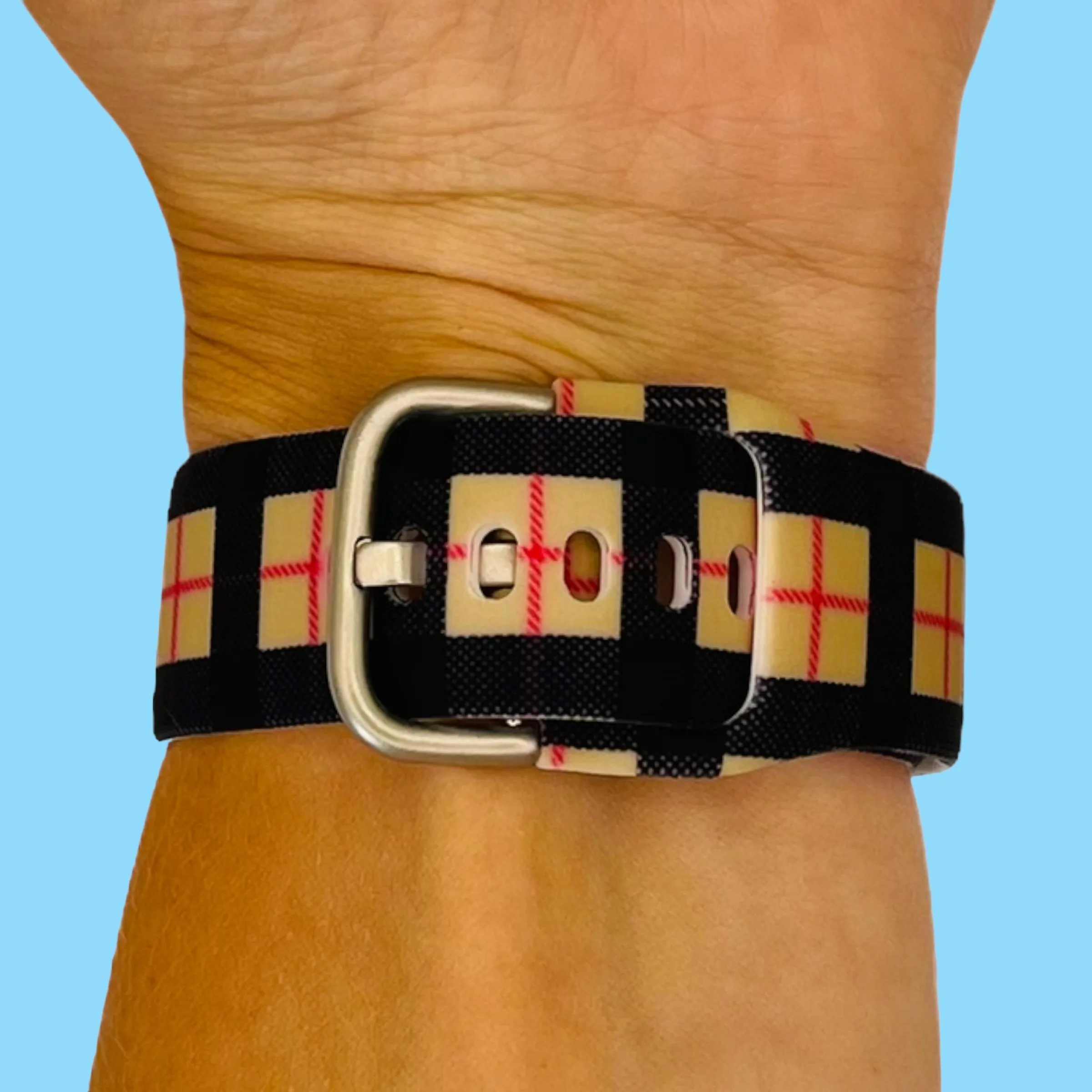 Silicone Pattern Watch Straps compatible with the Garmin Approach S12