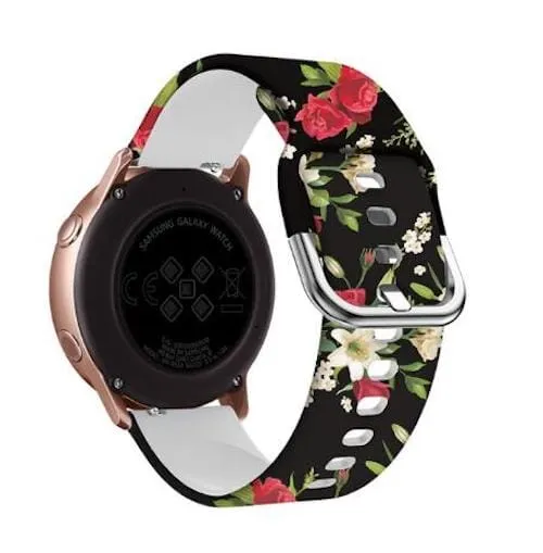 Silicone Pattern Watch Straps compatible with the Huawei Watch 2 Pro