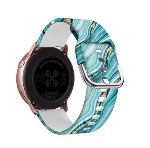 Silicone Pattern Watch Straps compatible with the Huawei Watch 2 Pro