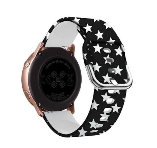 Silicone Pattern Watch Straps compatible with the Huawei Watch 2 Pro