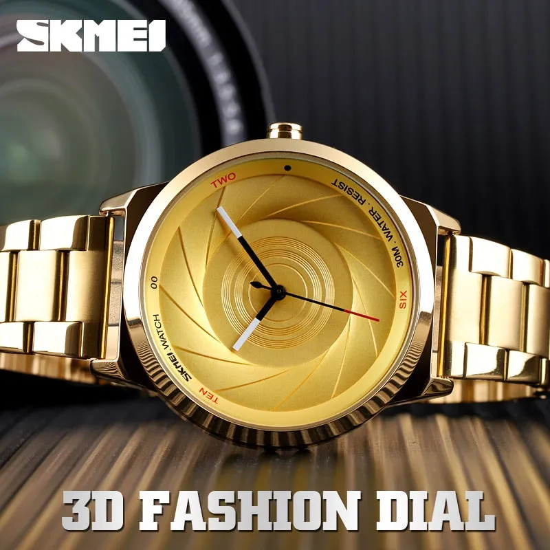 SKMEI 9210 Branded 42mm Futuristic Watch for Women IP67 w/ 3D Creative Dial