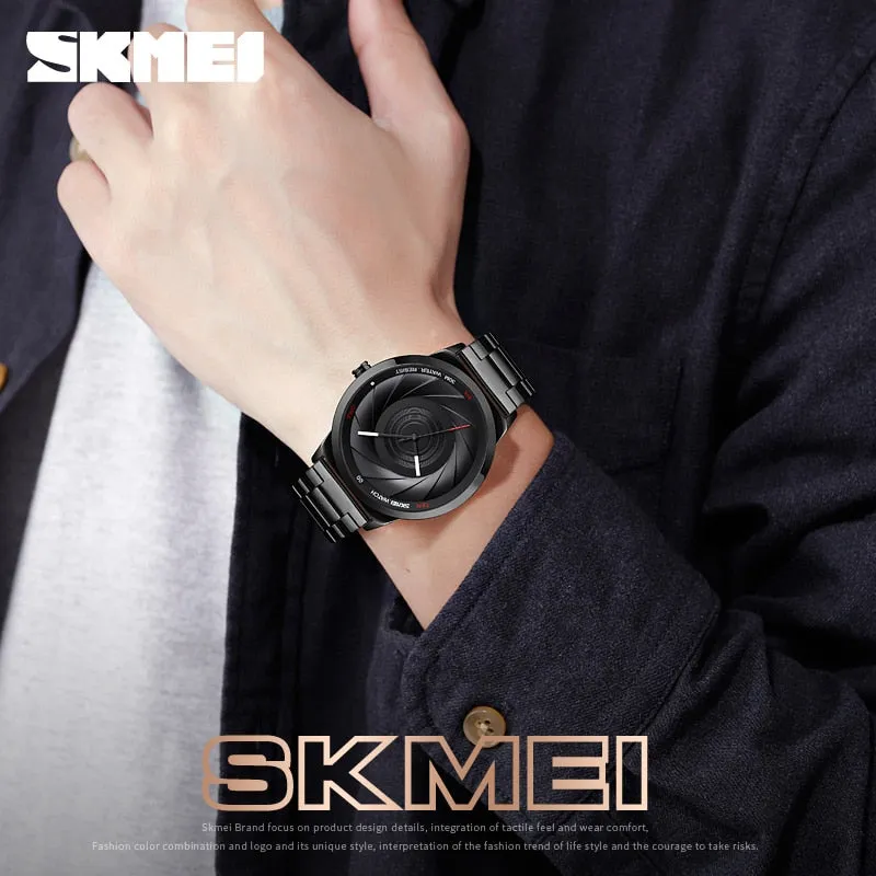 SKMEI 9210 Branded 42mm Futuristic Watch for Women IP67 w/ 3D Creative Dial