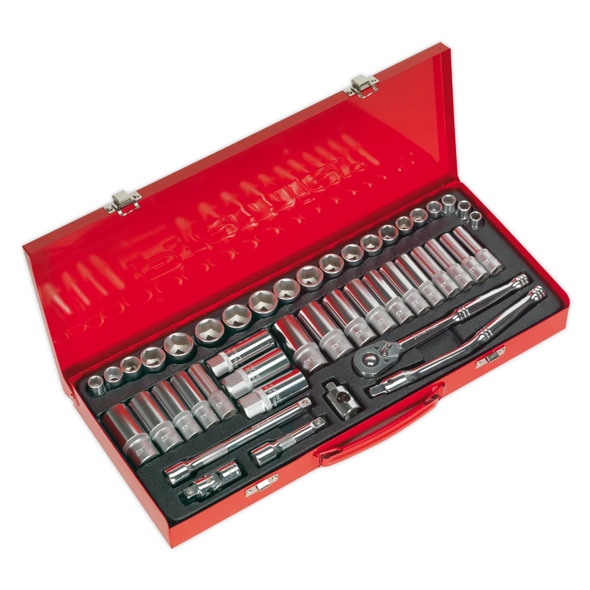 Socket Set 45pc 3/8"Sq Drive 6pt WallDrive¨ - Metric/Imperial