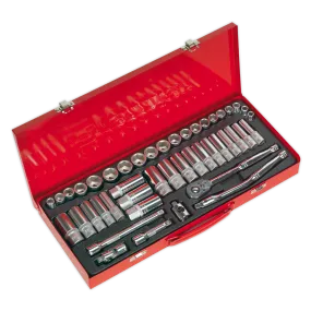 Socket Set 45pc 3/8"Sq Drive 6pt WallDrive¨ - Metric/Imperial