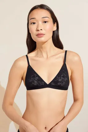 SOFT STRETCH Lace Bralette in Black