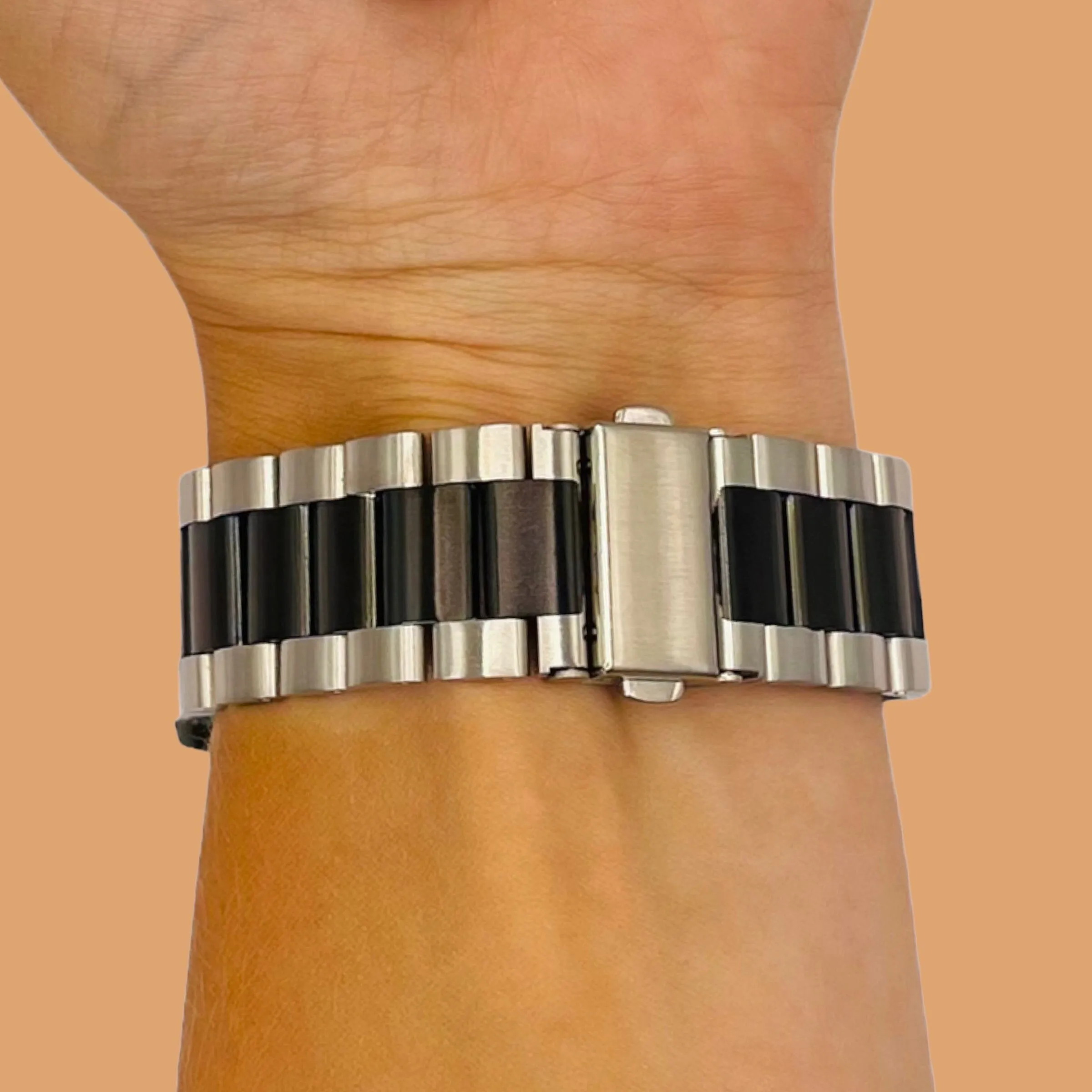 Stainless Steel Link Watch Strap Compatible with the Polar 20mm Range