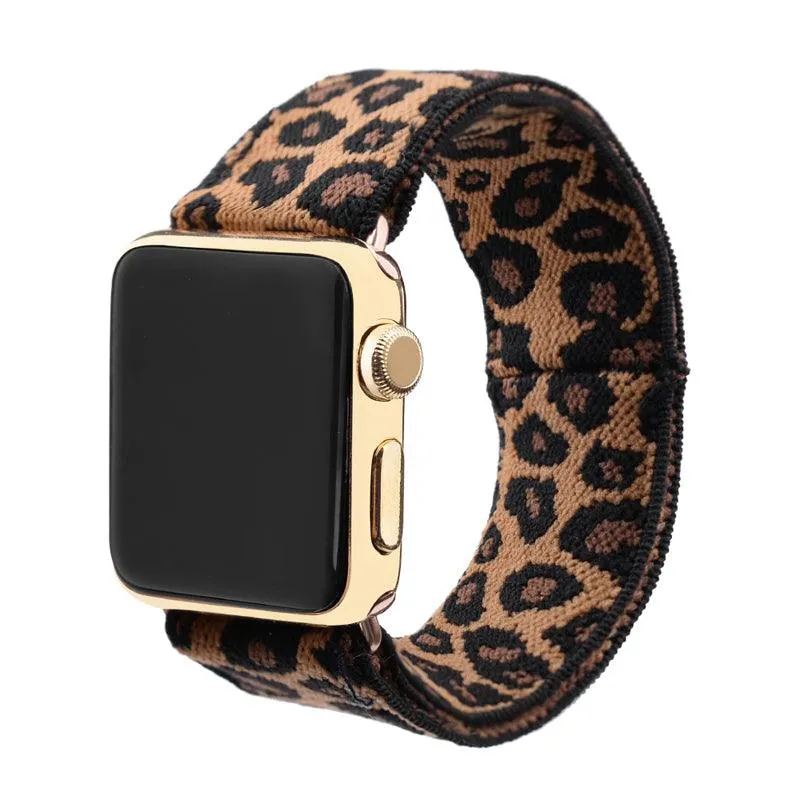 Stretchy Loop strap for apple watch band 40mm 38mm 44mm 42mm iwatch apple watch series 5/4/3/2/1 Double-Layer Stretch wristbelt