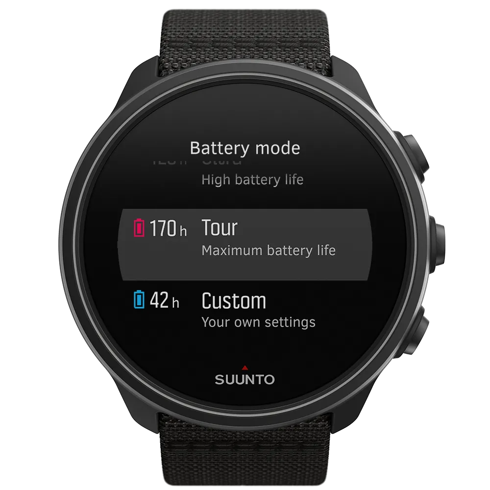 SUUNTO 9 Baro Multisport GPS Smartwatch, Charcoal Black Titanium (SS050564000)