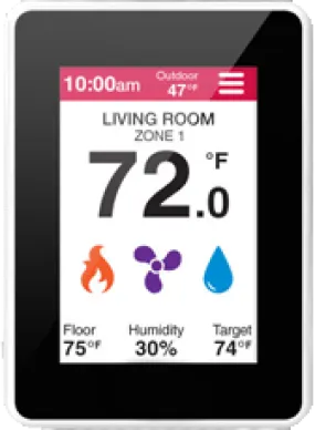 Thermostat, Progammable, Color Touch Screen, works with ZON-0600