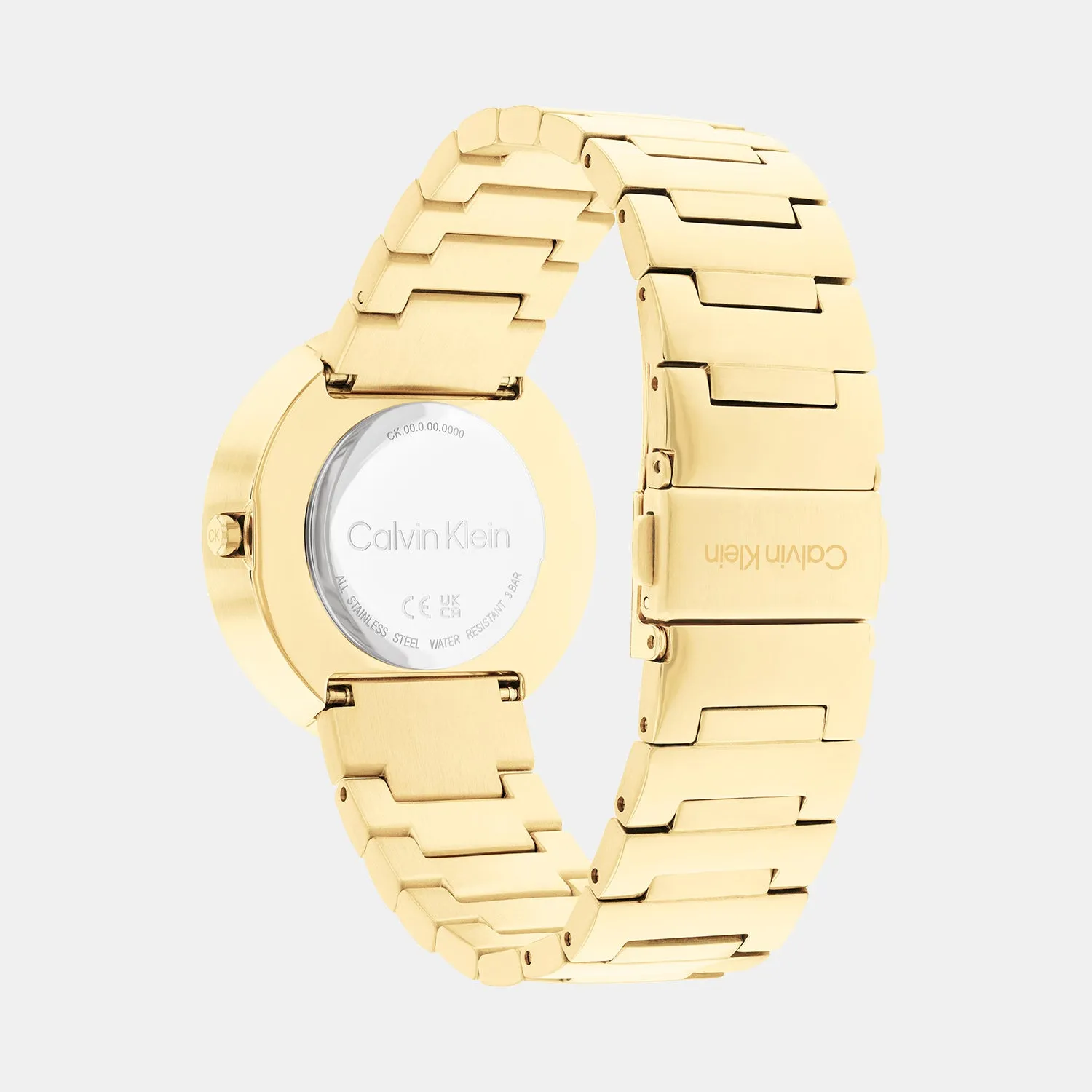 Unisex Gold Analog Stainless Steel Watch 25200290