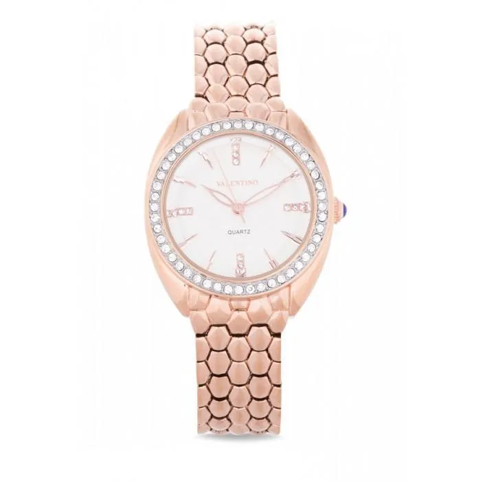 Valentino 20121971-ROSE - ROSE GOLD FASHION METAL - ALLOY Watch For Women