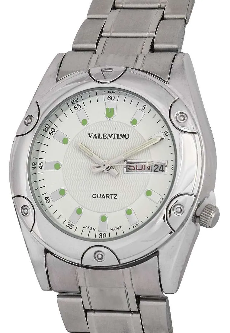 Valentino 20122295-WHITE DIAL Stainless Steel Watch for Women