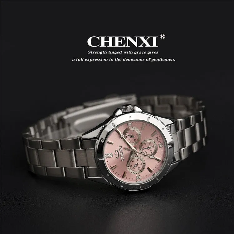 women fashion luxury watch fashion All Stainless Steel High Quality Diamond Ladies Watch Women Rhinestone Watches