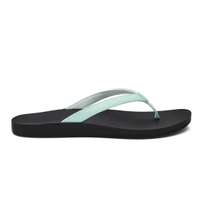 Women's Olukai Puawe Color: Sea Glass / Black