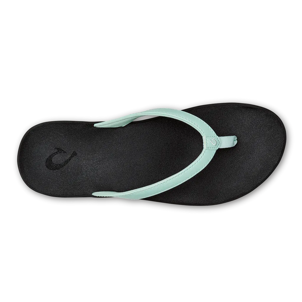 Women's Olukai Puawe Color: Sea Glass / Black