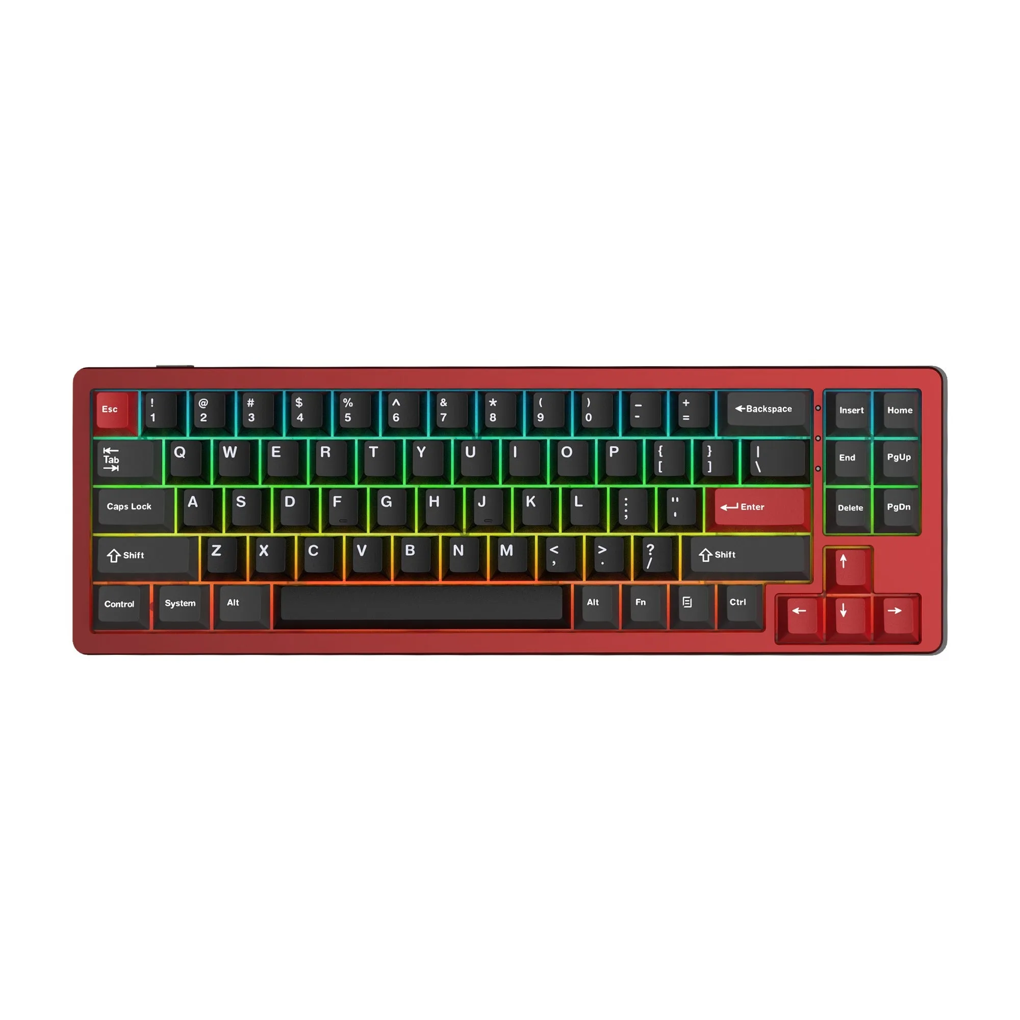 Womier SK71 Wireless 68% Aluminum Gasket Mechanical Keyboard (7 Colors)