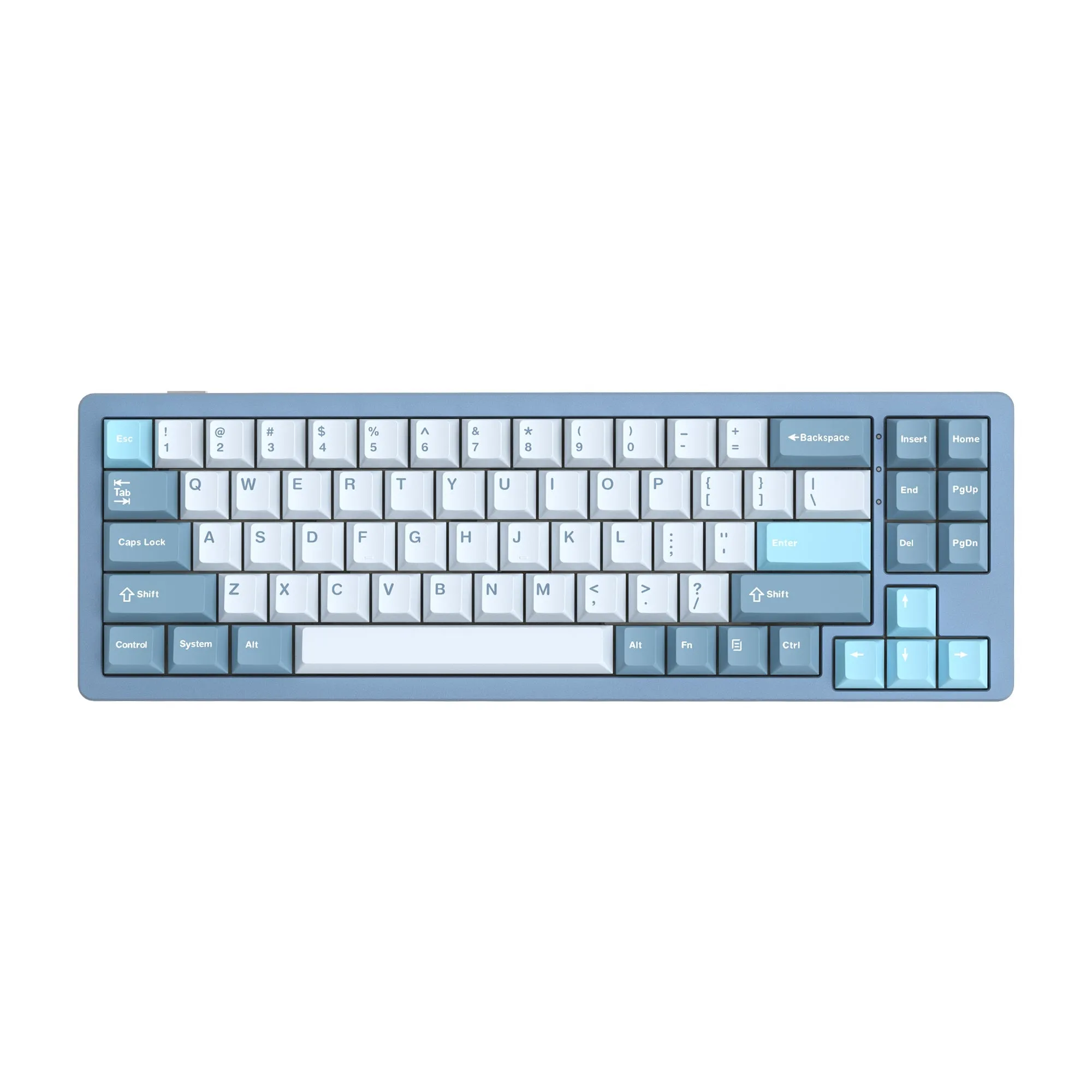 Womier SK71 Wireless 68% Aluminum Gasket Mechanical Keyboard (7 Colors)