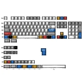 XVX Manga Theme  Cherry Profile Dye-Sub PBT Keycaps Full Set (134-Keys)