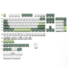 XVX  Panda Bear   MOA Profile Dye-Sub PBT Keycap Set 143-Key