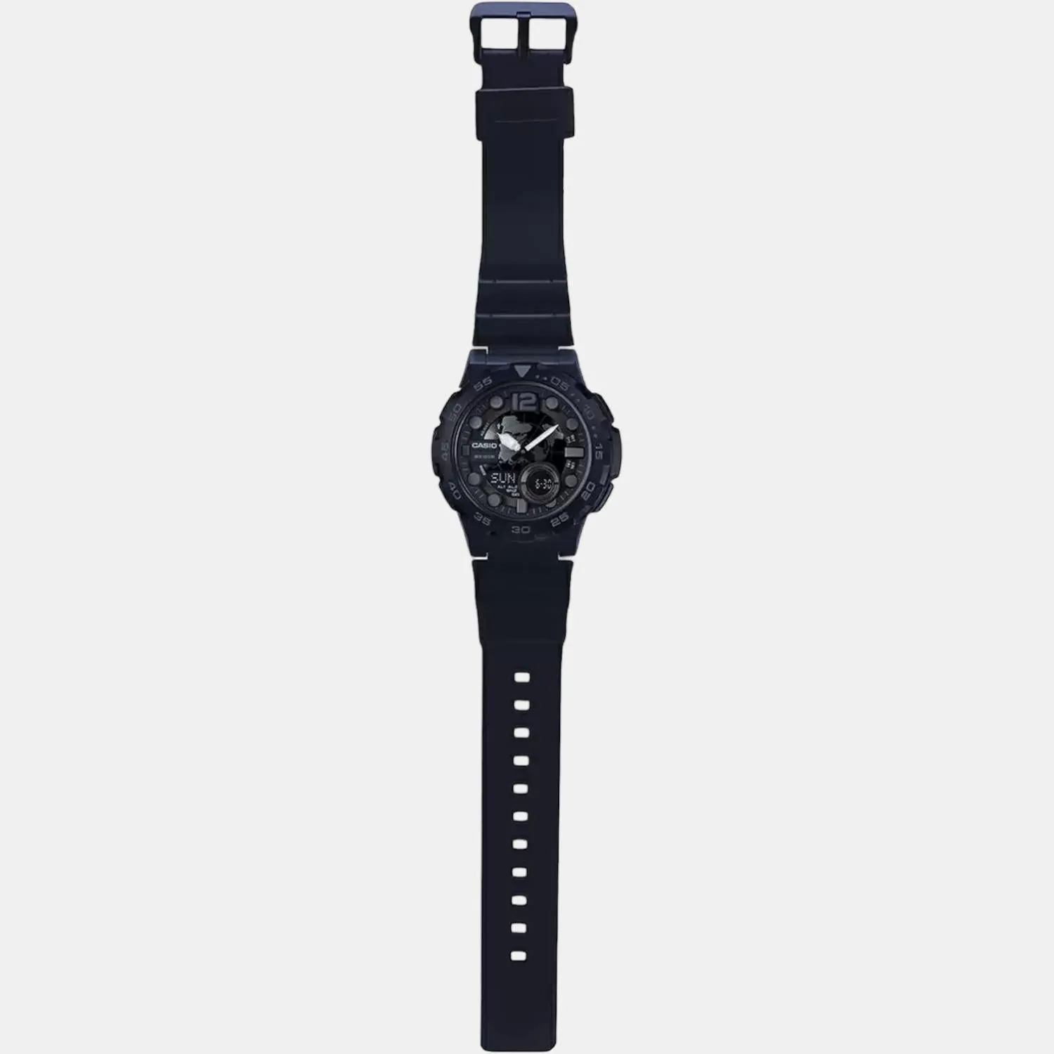 Youth Men's Analog-Digital Resin Watch AD217 - AEQ-100W-1BVDF