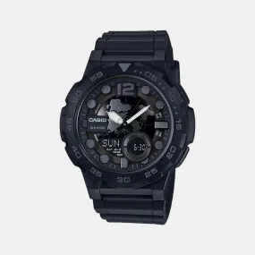 Youth Men's Analog-Digital Resin Watch AD217 - AEQ-100W-1BVDF